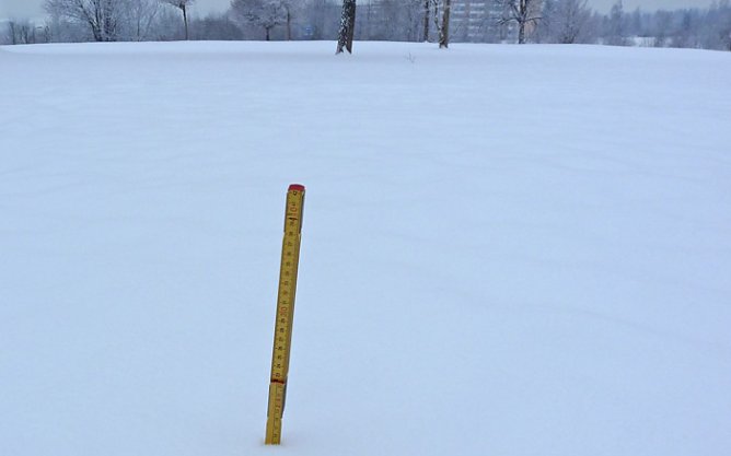 Schneeh&ouml;he &Ouml;stertal (Foto: Karl-Heinz Herrmann)