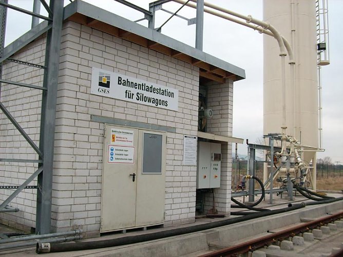 Bahnverladund Filterstaub (Foto: Karl-Heinz Herrmann)