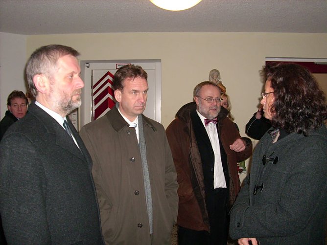 Ministerpräsindent Althaus, Landrat Hengstermann und Ina Carlstedt (Foto: Karl-Heinz Herrmann) Ministerpräsindent Althaus, Landrat Hengstermann und Ina Carlstedt (Foto: Karl-Heinz Herrmann)