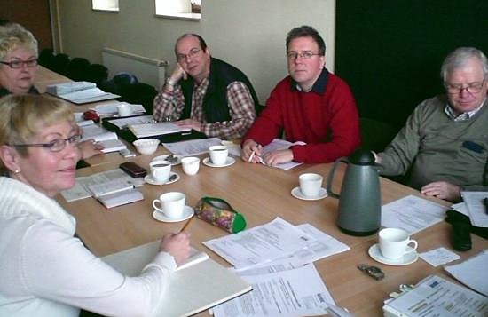 Der gesch&auml;ftsf&uuml;hrende Vorstand (Foto: Henze)