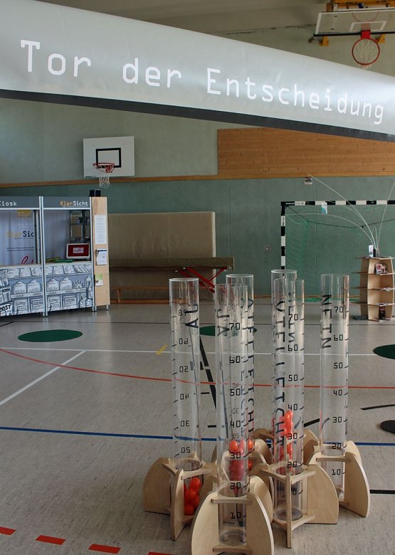 Bild: KlarSicht-Mitmach-Parcours in Greu&szlig;en