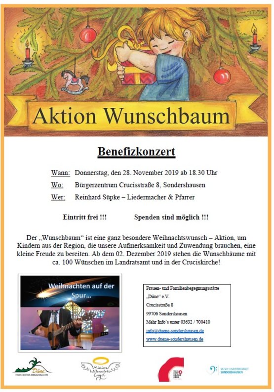 Bild: Benefizkonzert zum Wunschbaum