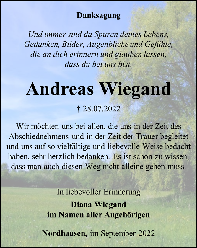 Danksagung (Foto: Schade)