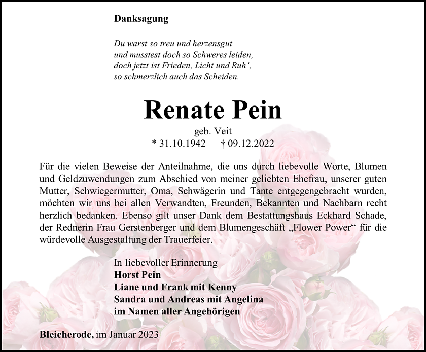 Danksagung (Foto: Schade)