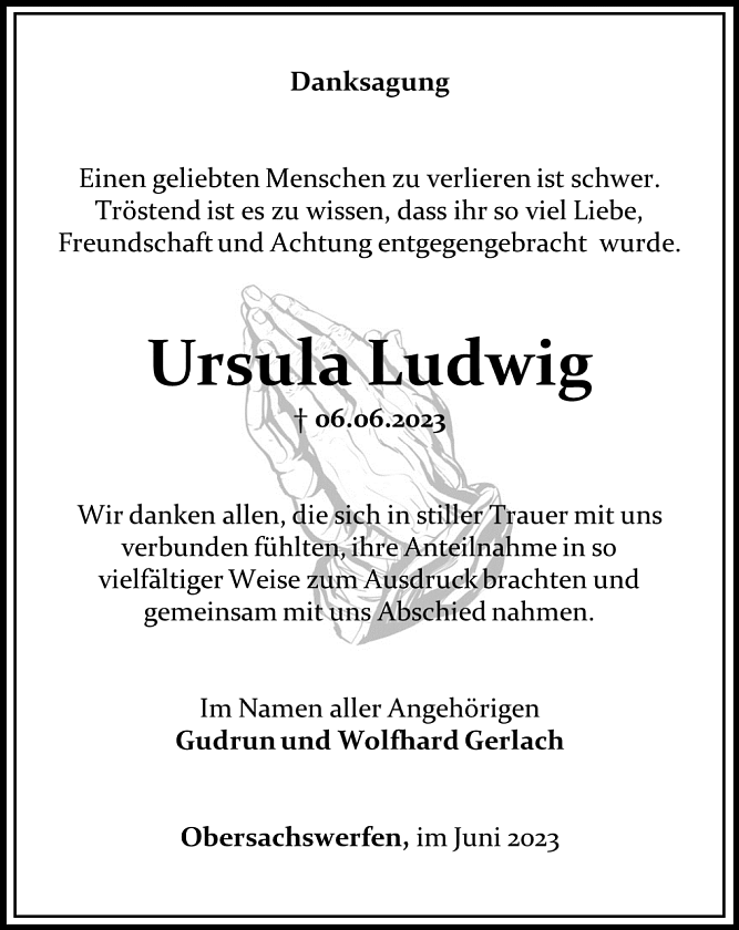 Danksagung (Foto: Schade)