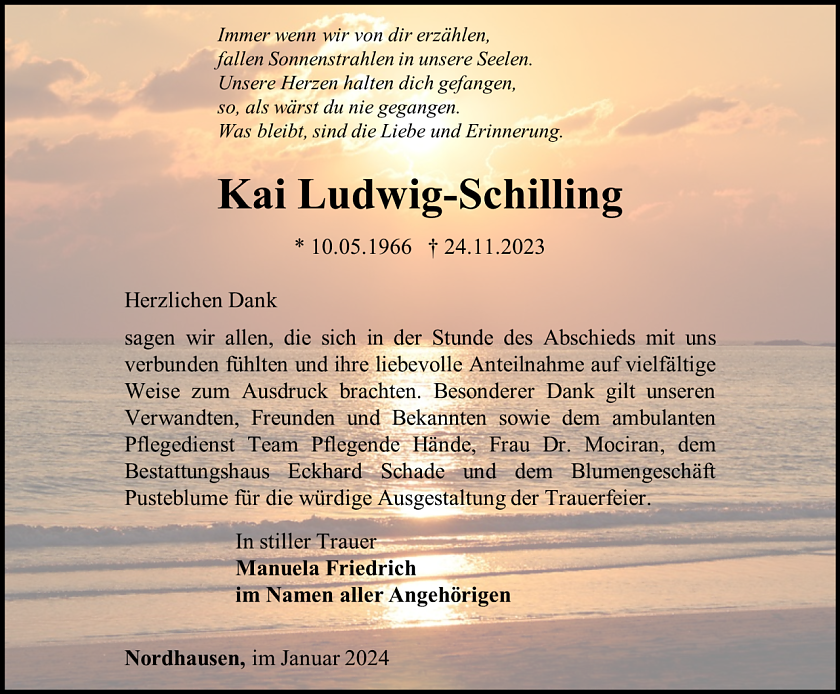 Danksagung  (Foto: Schade)