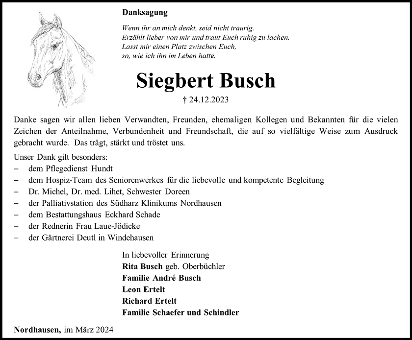 Danksagung (Foto: Schade)