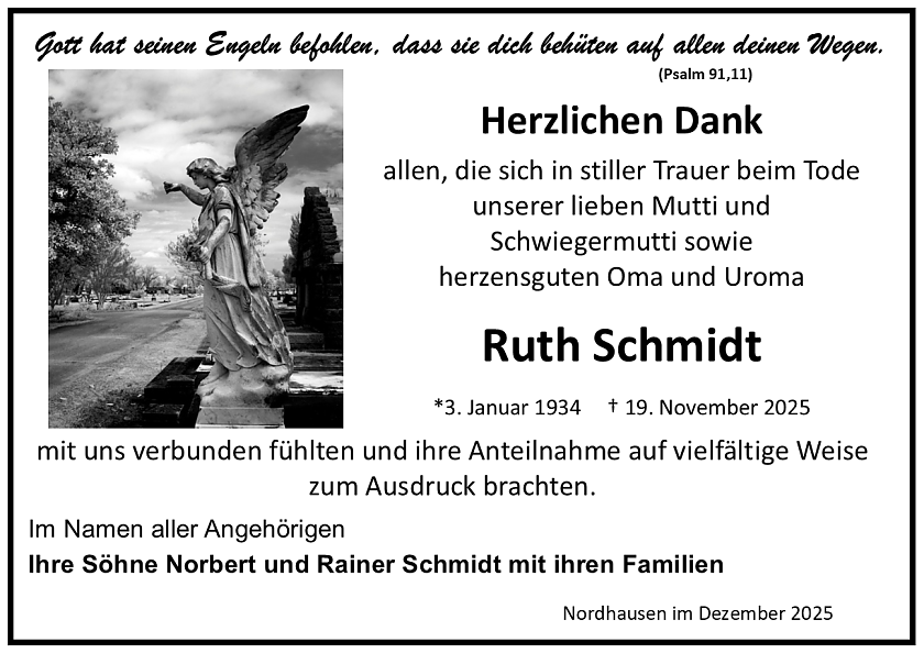 Danksagung (Foto: Schmidt, R.)