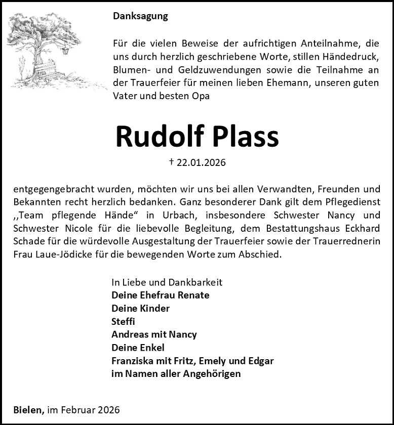 Danksagung (Foto: Schade)