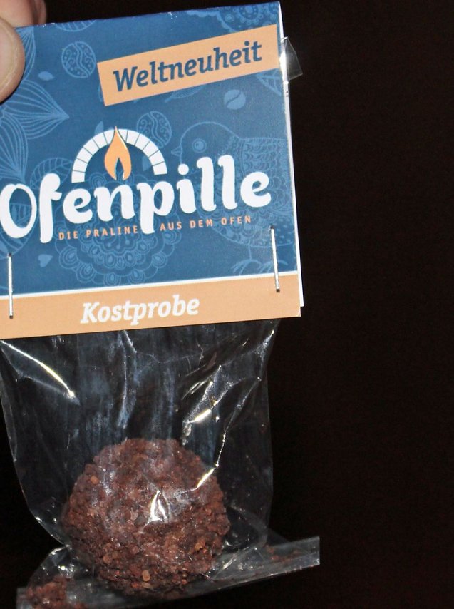 Bild: Ofenpraline zur Premiere
