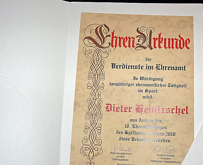 Leistungen gew&uuml;rdigt