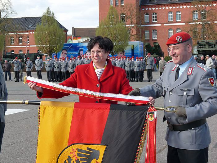 Fahnenband verliehen