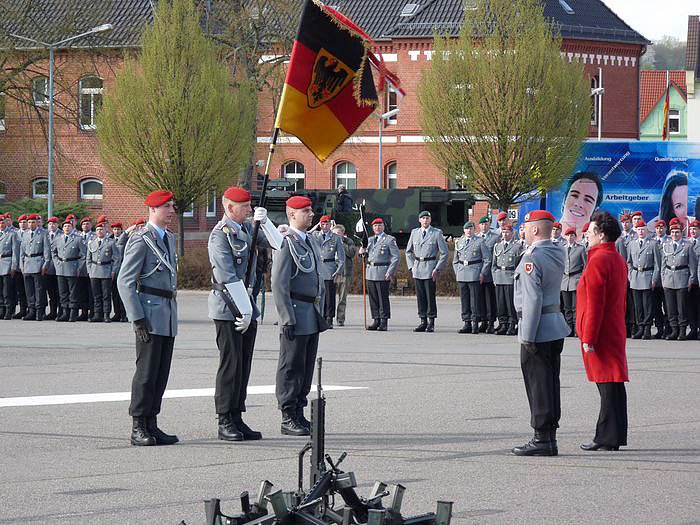 Fahnenband verliehen