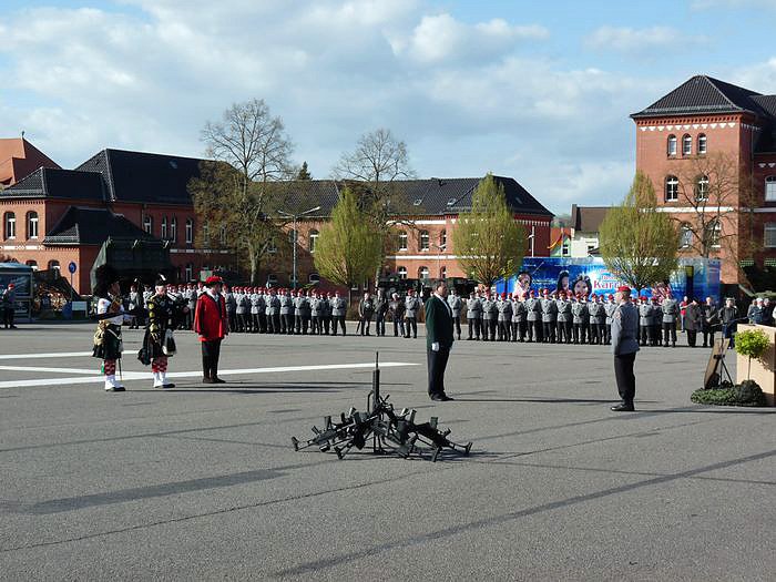 Fahnenband verliehen
