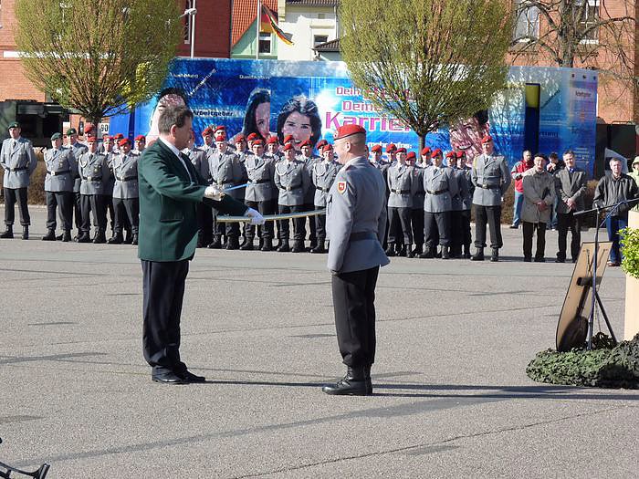 Fahnenband verliehen