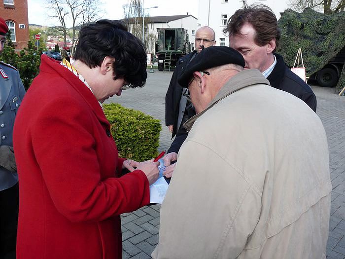 Fahnenband verliehen