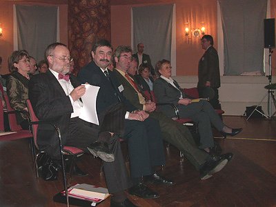 Landrat Peter Hengstermann und B&uuml;rgermeister Joachim Kreyer