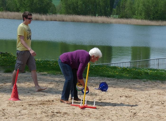 Spa&szlig; beim Anbaden