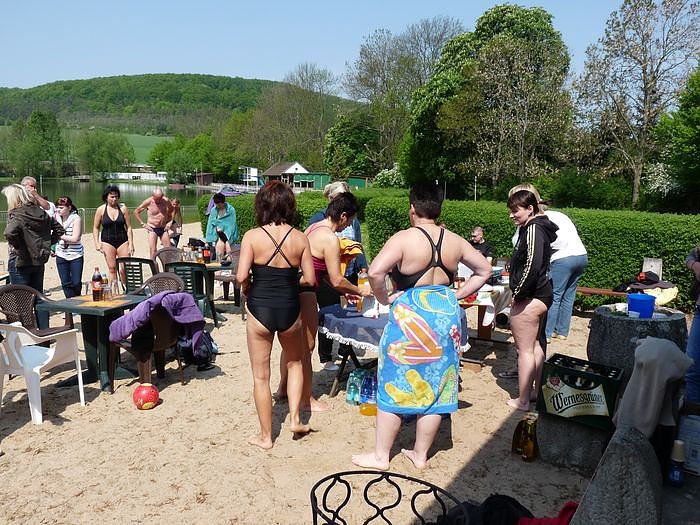 Spa&szlig; beim Anbaden