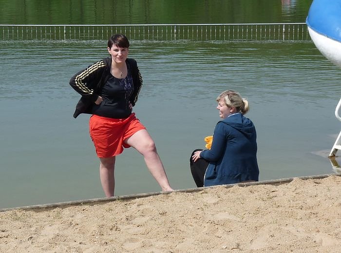 Spa&szlig; beim Anbaden