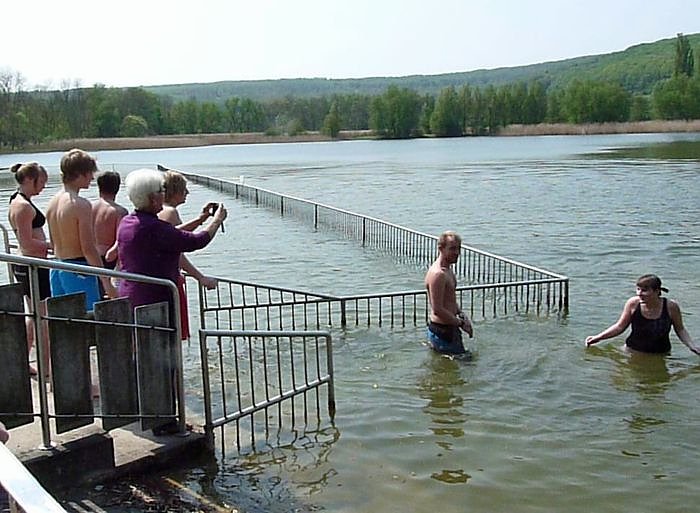 Spa&szlig; beim Anbaden