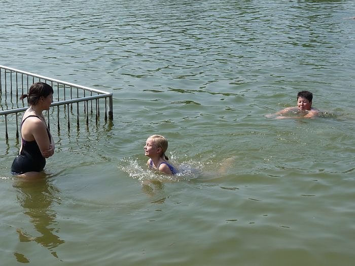 Spa&szlig; beim Anbaden