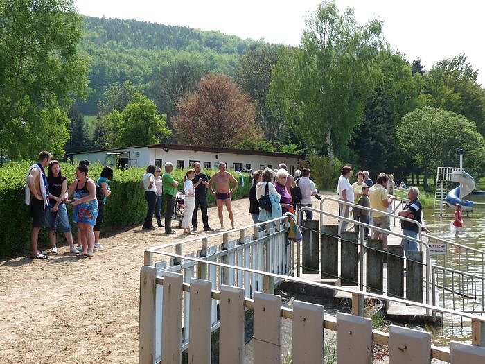 Spa&szlig; beim Anbaden