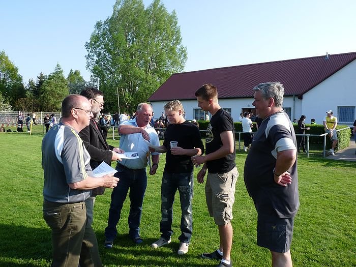 Ehrungn und Siegesfeier