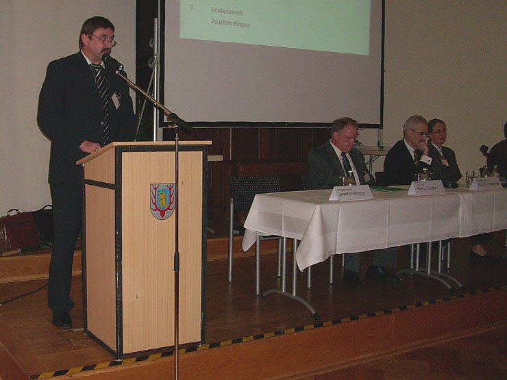 B&uuml;rgermeister Kreyer bei Ansprache