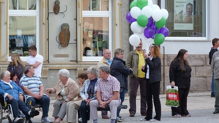Fliederkrone gesetzt