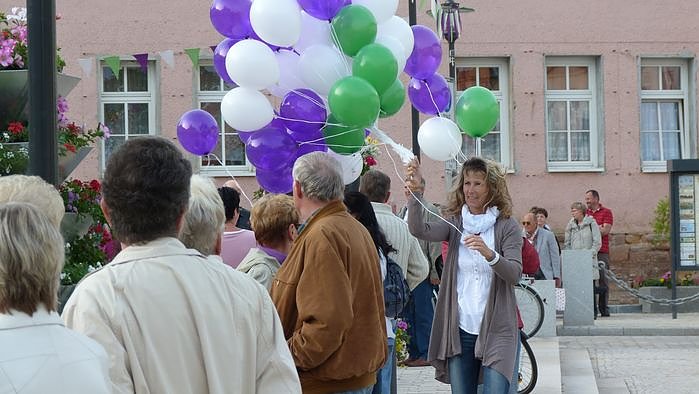 Fliederkrone gesetzt