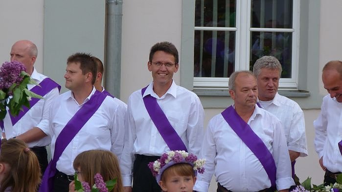 Fliederkrone gesetzt