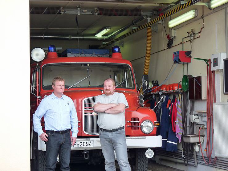 Abgasanlage f&uuml;r Feuerwehr