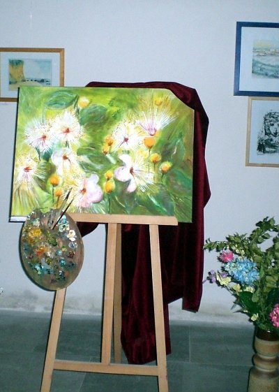 Die Volkshochschule stellte aus