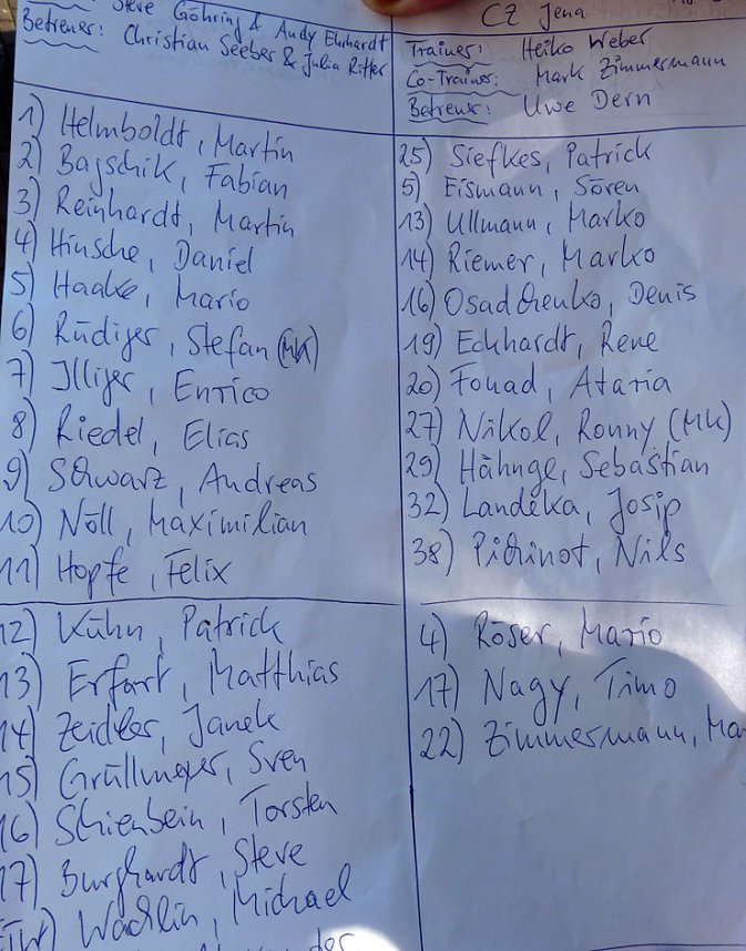 Benefizspiel Bad Frankenhausen