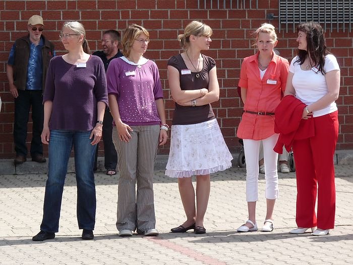 Einweihung der Knappschaftsstra&szlig;e