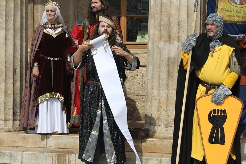 Die Markter&ouml;ffnung zum Residenzfest