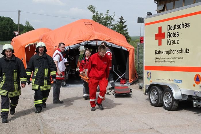 Gro&szlig;einsatz von Rettungskr&auml;ften