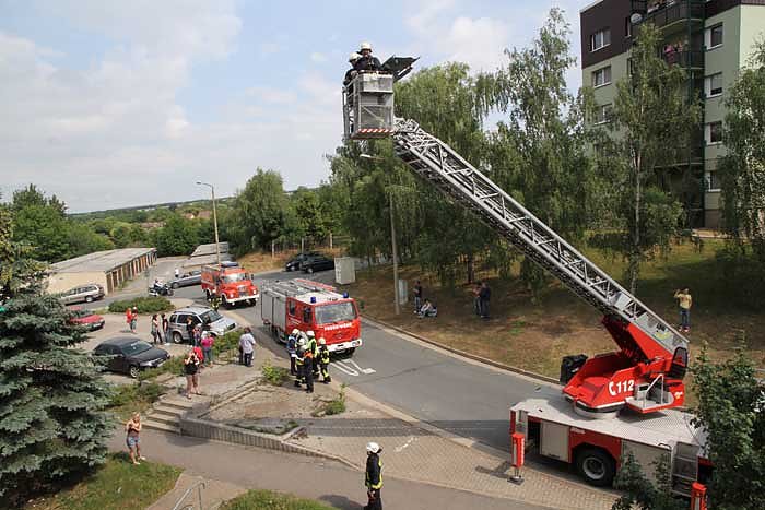 Brandausbruch nach Gasexplosion