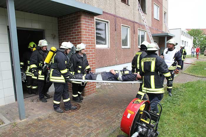 Brandausbruch nach Gasexplosion