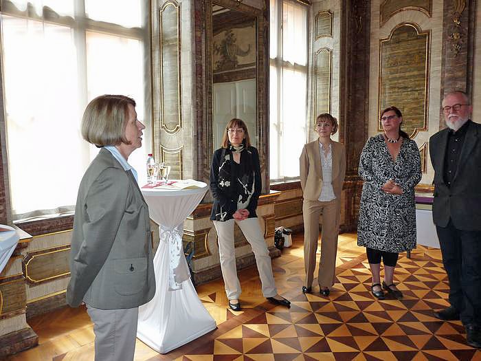 &Uuml;bergabe der Sammlung Heidenheimiana