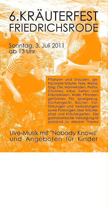 Kr&auml;uterfest in Friedrichsrode