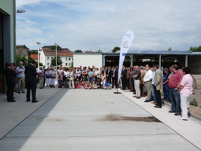 Auf Knopf gedr&uuml;ckt