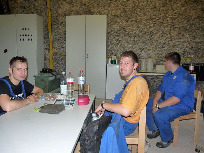 Premiere in der Grube