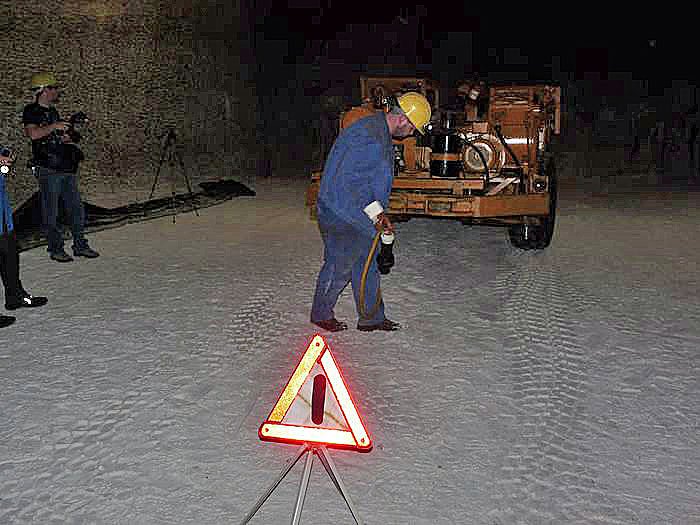 Premiere in der Grube