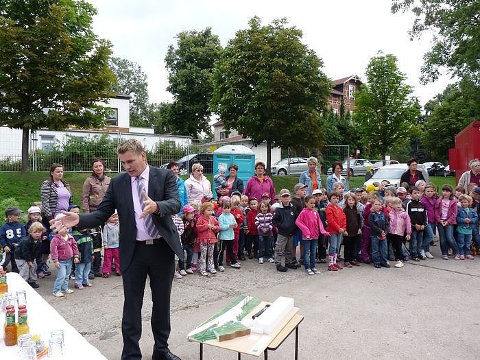 Spatenstich f&uuml;r Erweiterungsbau