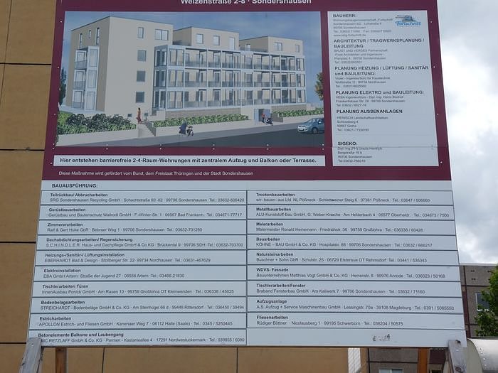 Offene T&uuml;r Weizenstr&szlig;e