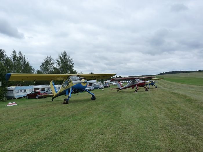 In die Luft gegangen