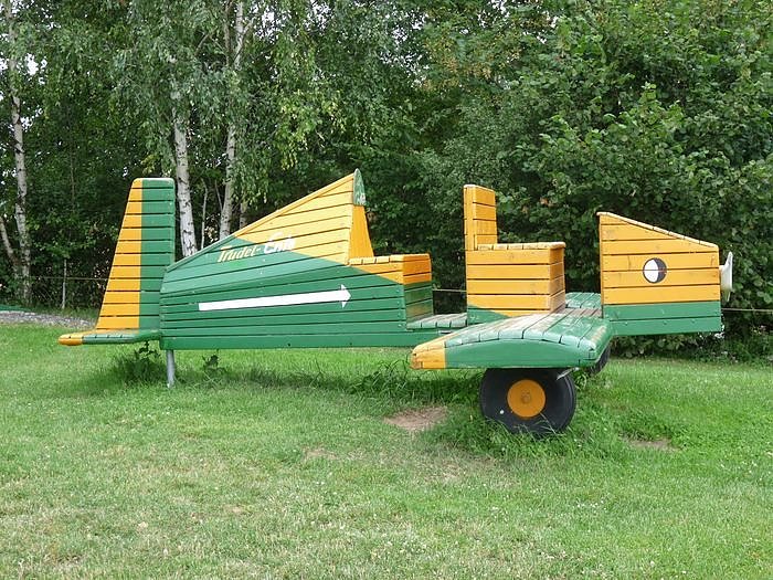 In die Luft gegangen