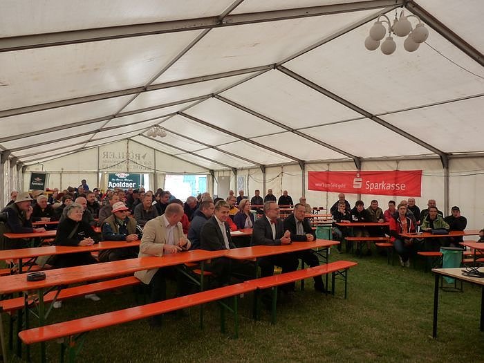 In die Luft gegangen